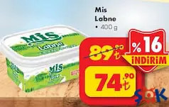 MİS LABNE 400 GR fiyat ve kampanya bilgisi